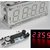 E110 With Case DIY 1 Big Display 4 Digit LED Electronic Digital Alarm Clock Kit