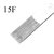 MUMBAI TATTOO NEEDLES 15F FLAT LINER, SHADER WITHOUT NIPPLE WHITE BOX (PACK OF 50)