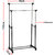 Kawachi Double Pole Telescopic Laundry Hanger Display Rack Cloth Drying Stand