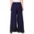 Riya Causal  Rayon Black colour Palazzo pant for women