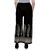 Black rayon palazzo for women waist up to 36