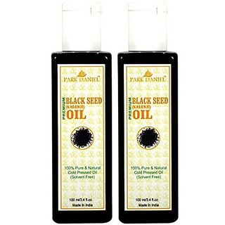 Park Daniel Premium Black seed oil(Kalonji) combo pack of 2 bottles of 100 ml(200 ml)