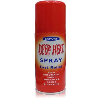 Deep Heat Rub 150 ML - Mentholatum Instant Pain, Aches  Strain Relief Spray
