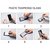 Mobimon 360 Degree Full Body Protection Front Back Cover for RedMi Note 5 Pro With Tempered Glass (iPaky Style) - Black