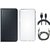 Oppo A83 Stylish Cover with Silicon Back Cover, USB Cable and AUX Cable by Vivacious