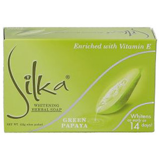 Silka Whitening Herbal Green Papaya Soap 135g