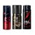 super combo 1 Ks + 1 Axe + 1 Wild Stone Deo Long Lasting Body Spray For Men - 3 Pcs