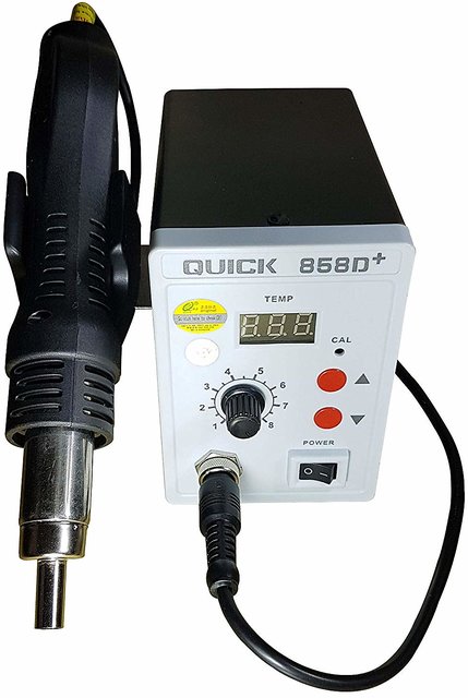 Buy Quick 858D Plus Hot Air Rework Station and Gun SMD Online @ ₹2895 ...