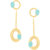 TARUSA Brass Fashionable Dangle Earring  For Women