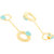 TARUSA Brass Fashionable Dangle Earring  For Women