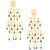 TARUSA Brass Fashionable Chandelier Earring  For Women