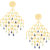 TARUSA Brass Fashionable Chandelier Earring  For Women