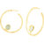 TARUSA Brass Fashionable Hoop Earring  For Women
