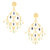 TARUSA Brass Fashionable Chandelier Earring  For Women
