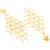 TARUSA Brass Fashionable Chandelier Earring  For Women