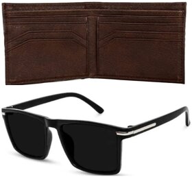 Mens Premium Gift Set Combo  Stylish Wallet & UV-Protected Sunglasses