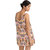 Striking delightful Pink Pretty Bold Floral Print Swim-Cover Up.