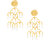 TARUSA Brass Fashionable Chandelier Earring  For Women