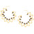 TARUSA Brass Fashionable Hoop Earring  For Women