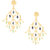 TARUSA Brass Fashionable Chandelier Earring  For Women