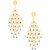TARUSA Brass Fashionable Chandelier Earring  For Women