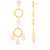 TARUSA Brass Fashionable Dangle Earring  For Women