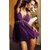 Womens Sheer Purple Babydoll Slip Sexy 2pc Babydoll Night  Panty New Nightie  Thong Fits XS S M L  LED Gurlz Bed Transparent Fun Red Nightie
