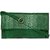 TARUSA Green PU Material Animal Texture Clutch For Women's