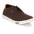 Knoos Men's Brown Synthetic Leather Casual Sneaker