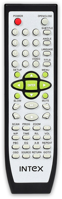 Buy intex dvd player remote control Online @ ₹299 from ShopClues