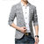 Men's Light Grey Casual Party Blazer