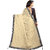 janvi sales beige color lace border work saree with blouse piece (jv-3007beige)