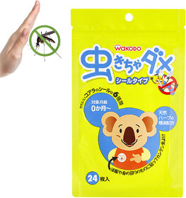 Insect Repellent Patch by Wakodo (24 Pcs Pack) - Made in JAPAN.