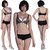 Demi-Cup Luxurious Padded Under-Wired Bra Set.