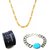 Combo of Salman Khan Bracelet, Golden Sachin Chain And Cutting leather Bracelet By GoldNera
