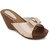 Fiteh Women's Beige Wedges Heels