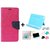 Coolpad Note 3  Cover / Wallet flip for Coolpad Note 3  ( PINK ) With Multi Angle Mobile Phone Stand