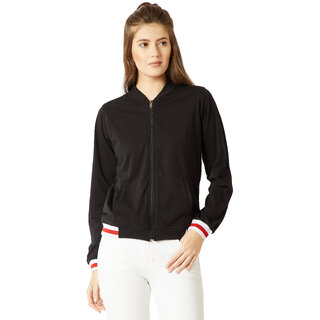 Miss Chase Black On It First Ribbed Jacket