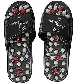 Accu Pressure Massage Slippers Leg Foot Massager Accu Paduka
