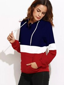 Raglan Sleeve Color Block Hoodie by Code Yellow.