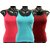 QD Women's Ladies Adjustable Strap Slip Camisole Spaghetti Top Innerwear , Pack of 3
