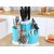 maruti sales multi functional self draining organiser chopsticks basket spoon and other cutlery storage holder(blue)