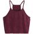 The Blazze Women's Summer Basic Sexy Strappy Sleeveless Racerback Camisole Crop Top.