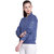 Texco Woman Blue Winter Stylish Bomber Jacket