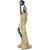 Joymart Polyresin Dancing Lady with Ball Figurine (13 cm x 8 cm x 27 cm, Cream)