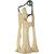 Joymart Polyresin Dancing Lady with Ball Figurine (13 cm x 8 cm x 27 cm, Cream)