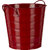Joymart Metal Flower Pot (Red)