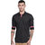 Jeaneration Black Cotton Printed Slim Fit Shirt for Men