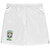 brazil football white shorts