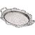 Amartej Shining Silver Star Multipurpose Serving Tray for Fruits Dry Fruits - Delivered Directly from Factory